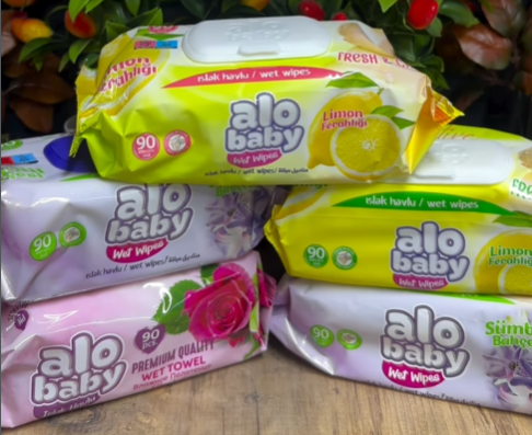 Alo Baby 90’lı Petek Dokulu Islak Havlu Mendil - 2