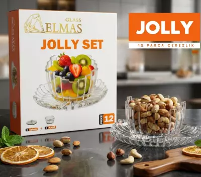 JOLLY – 12 Parça Çerezlik Seti - 1