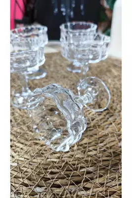 Lavin Papatya Model Cam Kahve Yanı Lokumluk | Sunumluk - 4