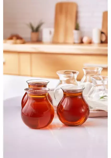 Perotti Mercan 6'lı Borosilikat 200 ml Çay Bardağı - 2